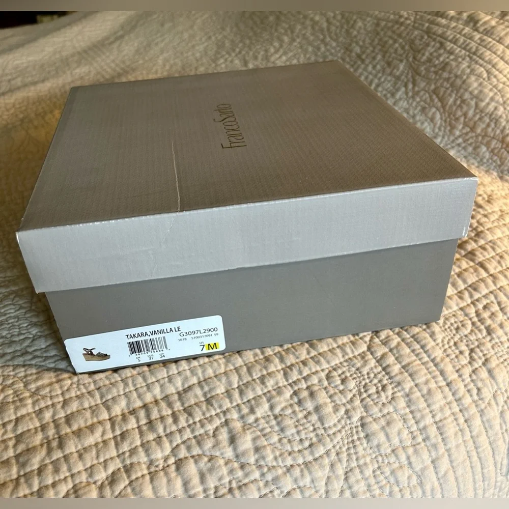 Franco Sarto Snakeprint Leather Wedges - Picture 10 of 13